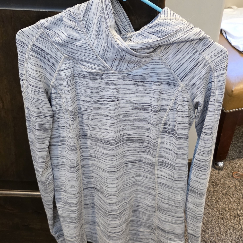 lululemon athletica Gray Cowl Neck Sweater